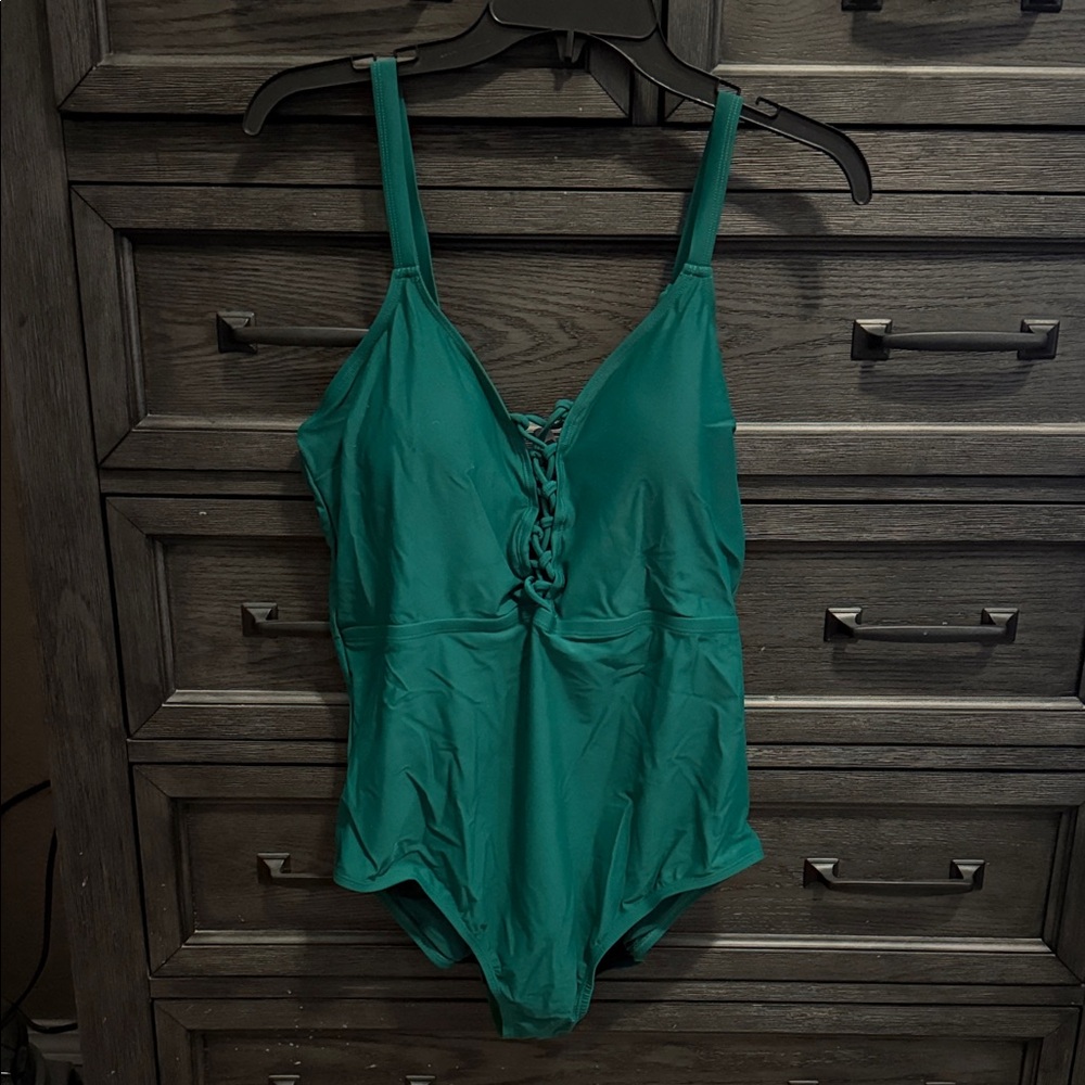 Torrid Green One-Piece Swimsuit
